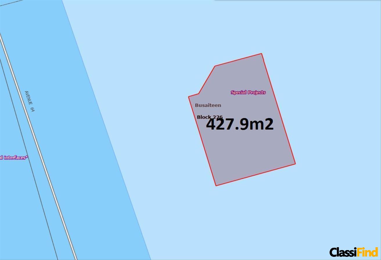 COM-SP Plot For Sale in Busaiteen,BD32/- per foot