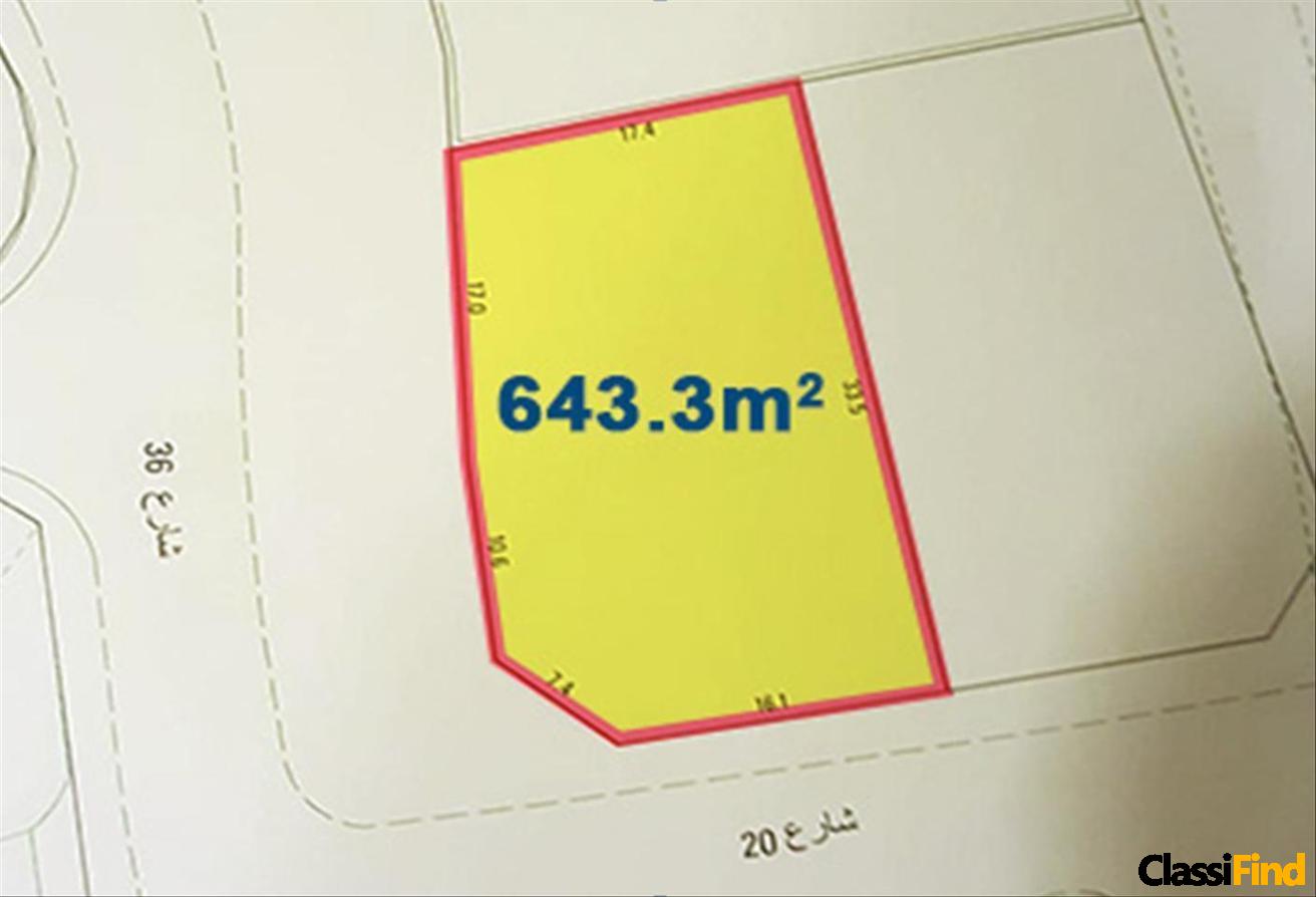 RG Land For Sale in Barbar, BHD24/- per foot