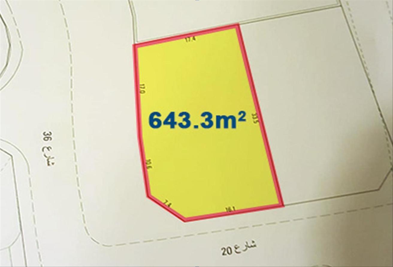 RG Land For Sale in Barbar, BHD24/- per foot