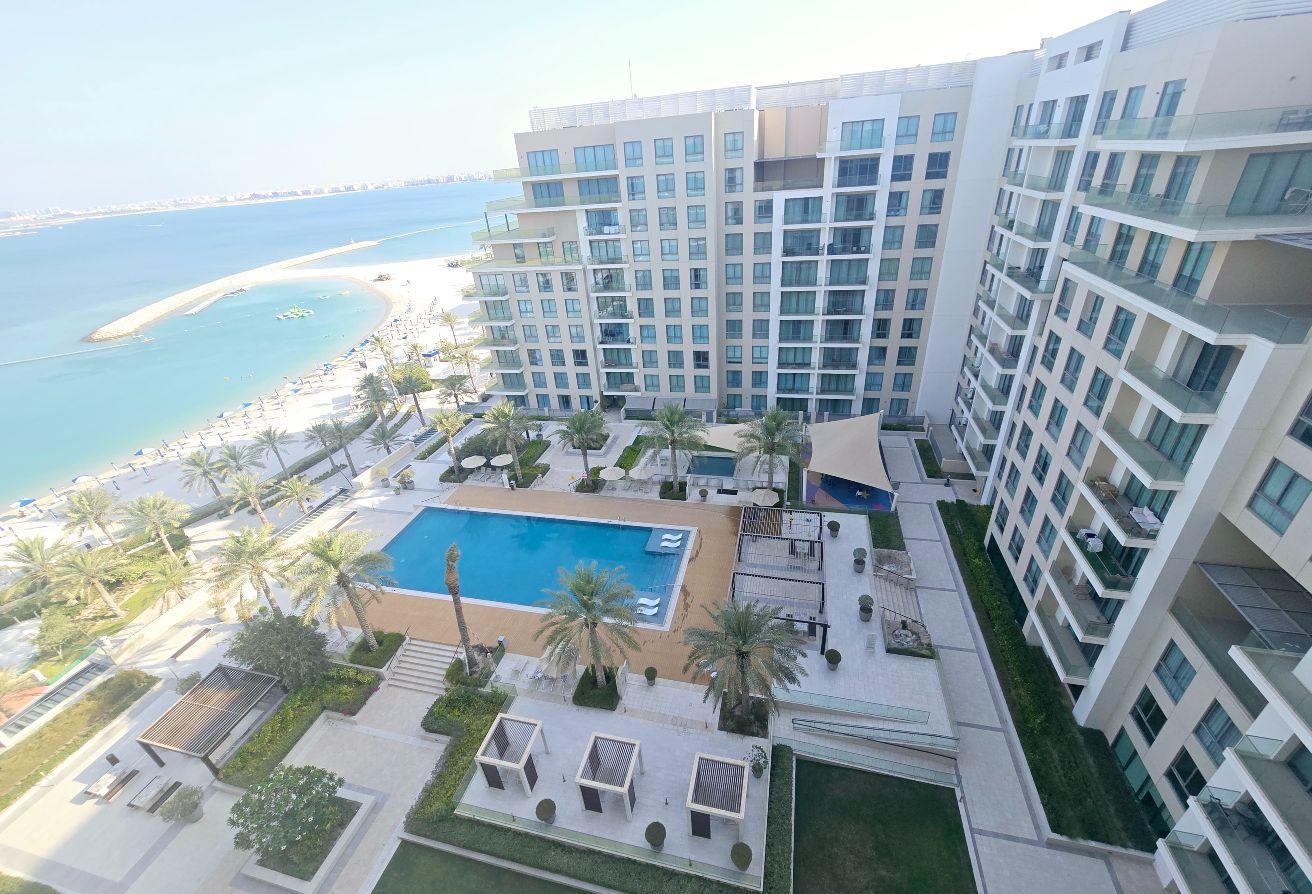 Seaview semi furnish 3bed balcony – Marassi Shores