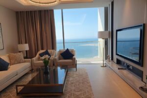 full sea view 1br apartment for sale-Bahrain bay