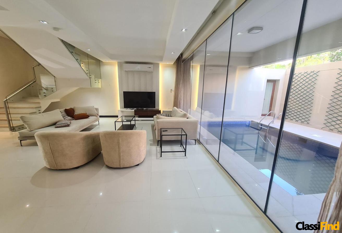 Modern 3Bed Villa with Private Pool,small compound