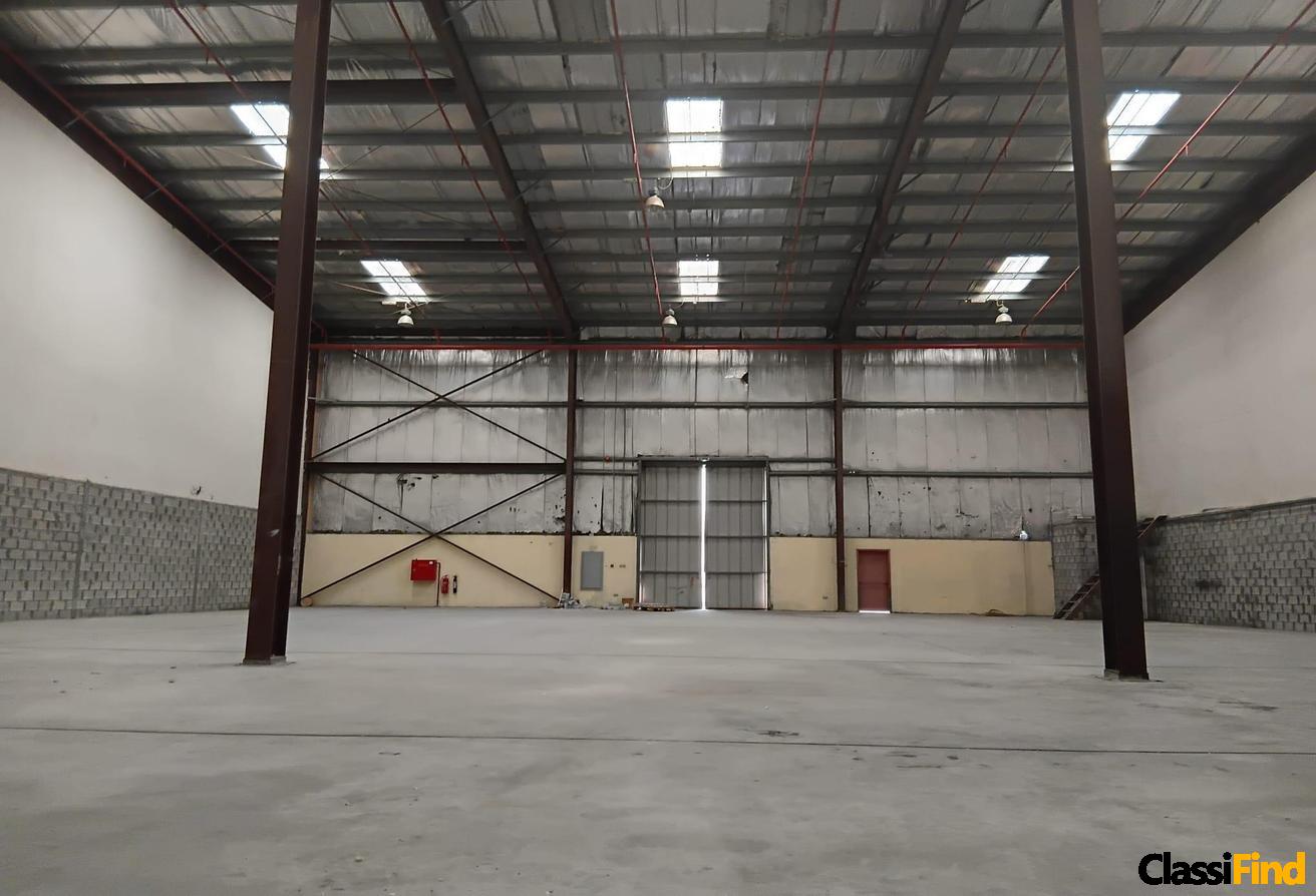 3-Phase Power, 816m2 Warehouse with Gated Security