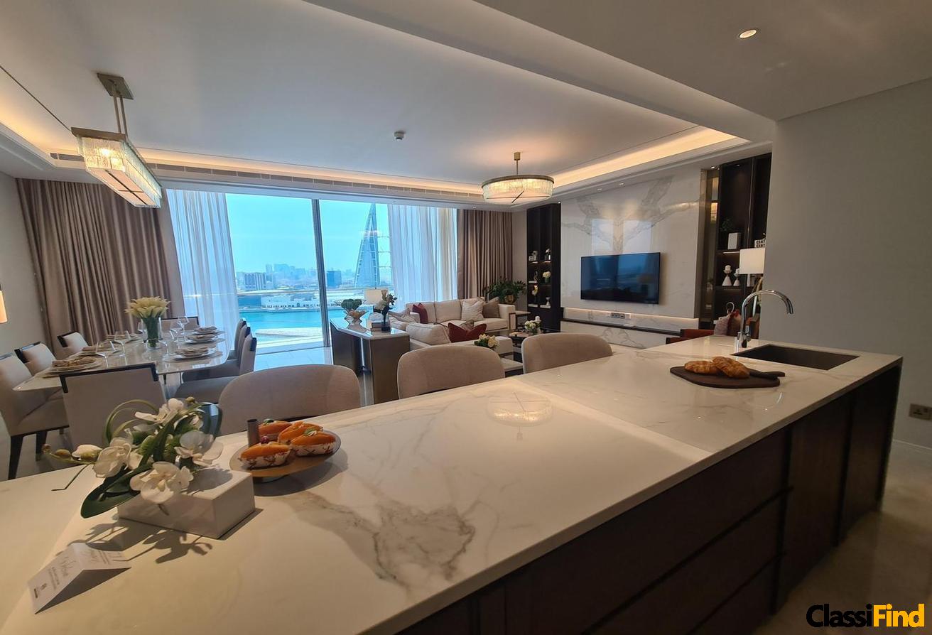 Bahrain Bay-Luxurious 3.5br Panoramic view apart