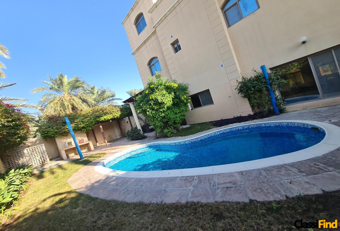 Elegant 5bed furnished villa pvt pool garden -comp