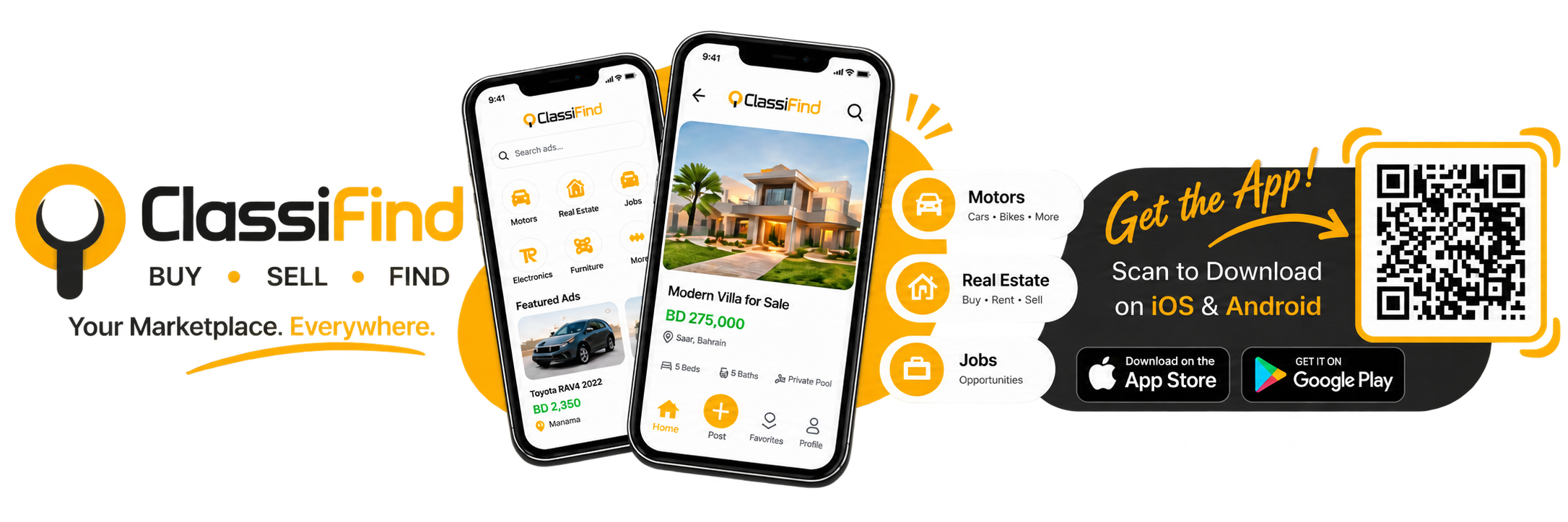 ClassiFind Mobile App
