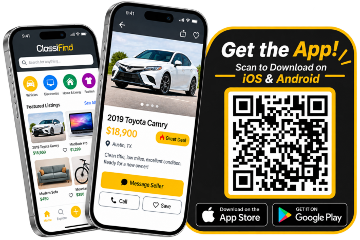 ClassiFind Mobile App