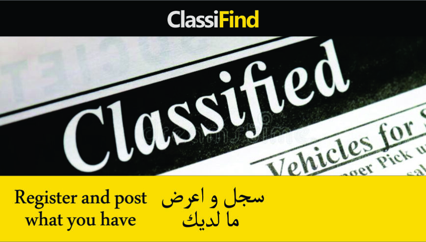 Register at ClassiFind and Post your FREE Ads