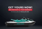 Don’t miss the big discount. Get your Sea-Doo Jetski today!