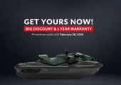 Don’t miss the big discount. Get your Sea-Doo Jetski today!