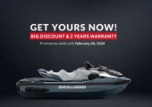 Don’t miss the big discount. Get your Sea-Doo Jetski today!