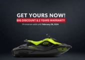 Don’t miss the big discount. Get your Sea-Doo Jetski today!