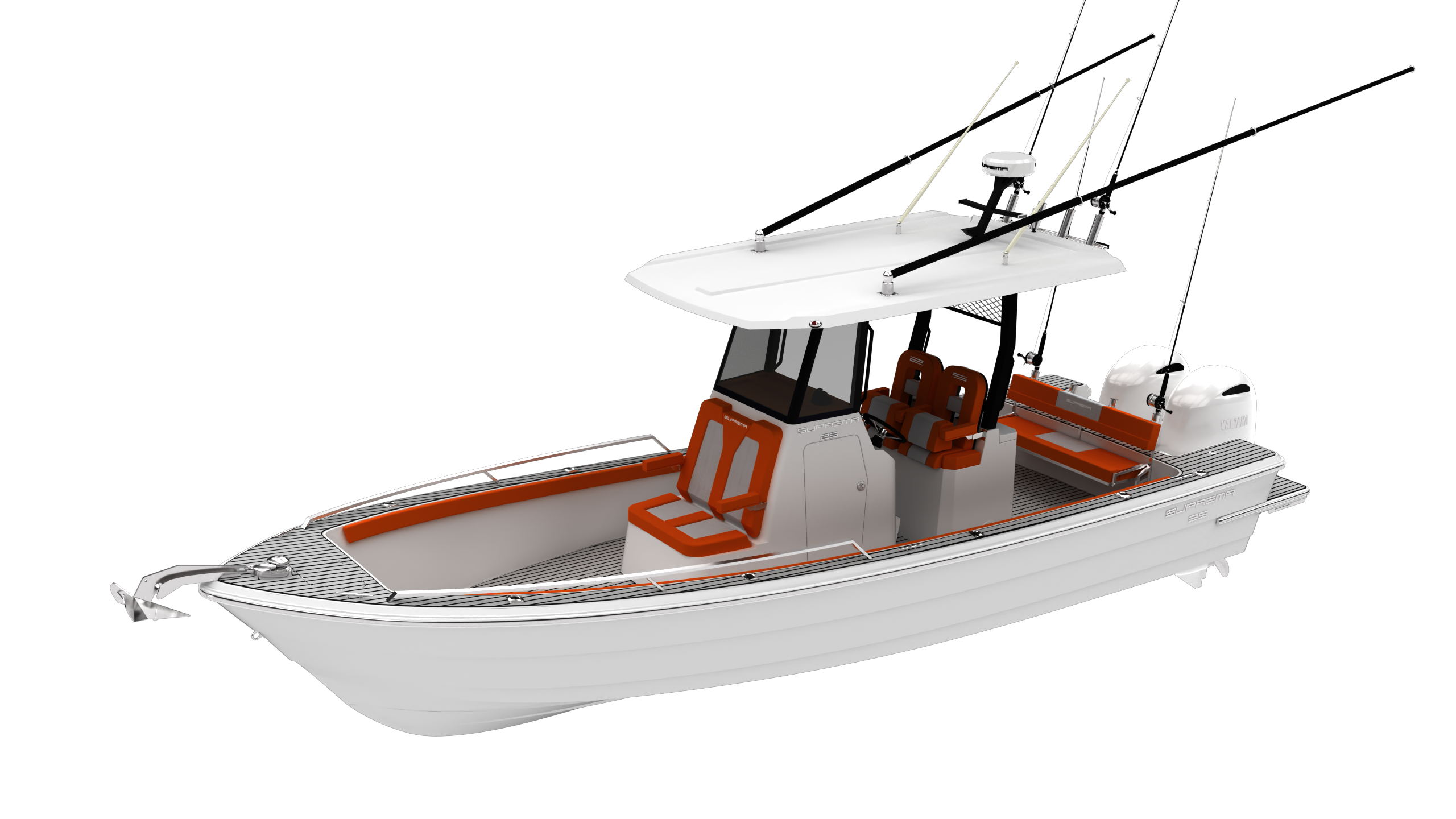 Suprema 25 Explorer – Open Deck – Hard-Top – Custom