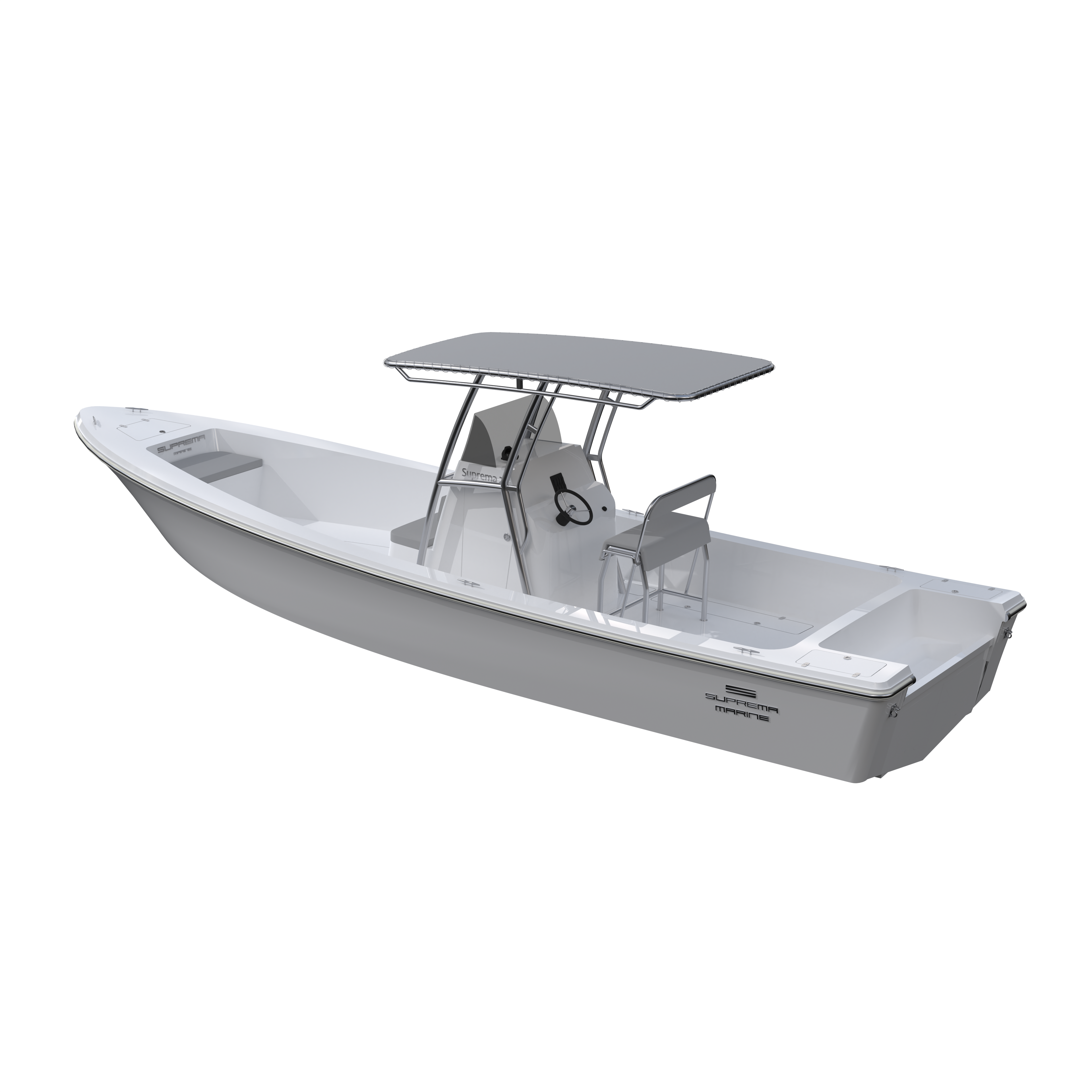 Suprema 27 Explorer – Open Deck – Stainless T-Top – Standard