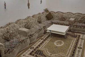 Elegant 12-Seater Used Sofa Set with Modern Coffee Table for Sale