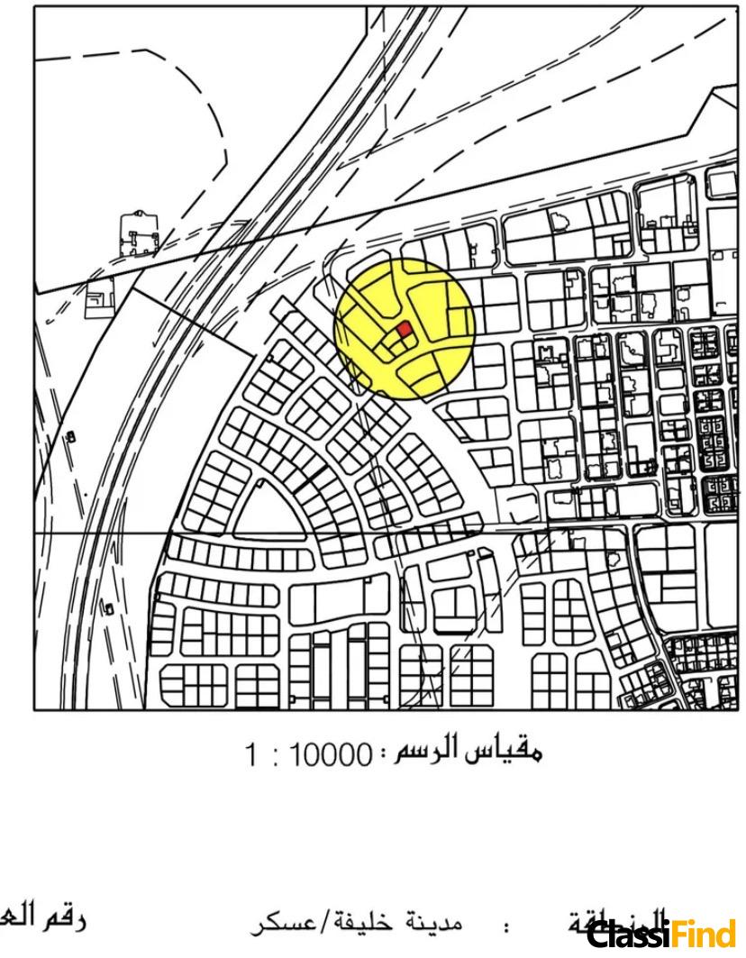 أرض زاوية رئيسية للبيع في عسكر