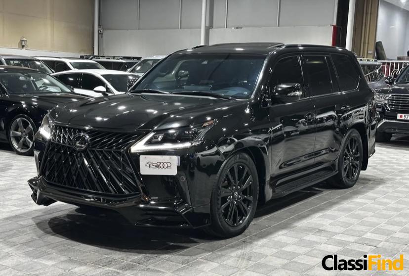 2019 لكزس LX 570 بلاك إديشن S للبيع – حالة لا تشوبها شائبة، عداد منخفض، محملة بالكامل