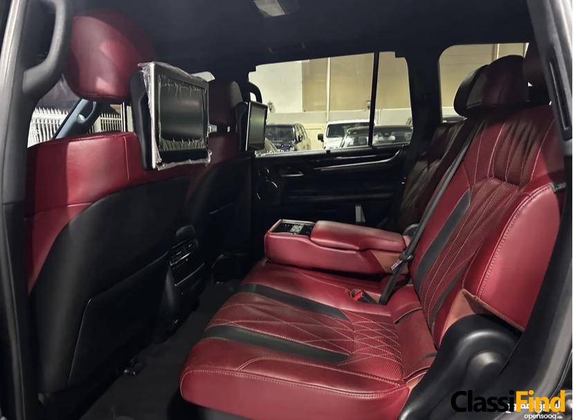2019 لكزس LX 570 بلاك إديشن S للبيع – حالة لا تشوبها شائبة، عداد منخفض، محملة بالكامل
