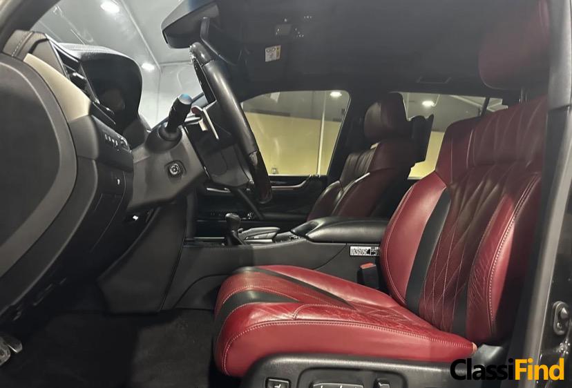 2019 لكزس LX 570 بلاك إديشن S للبيع – حالة لا تشوبها شائبة، عداد منخفض، محملة بالكامل