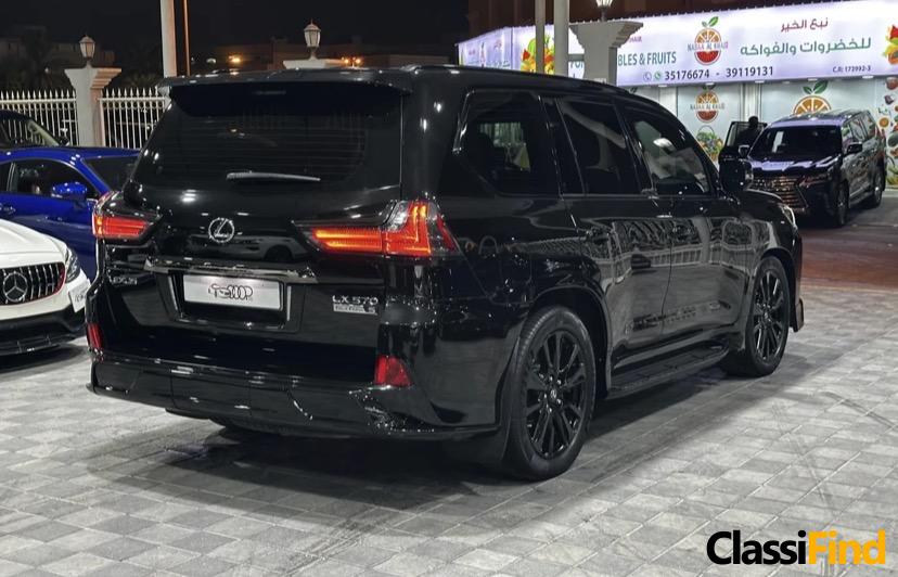 2019 لكزس LX 570 بلاك إديشن S للبيع – حالة لا تشوبها شائبة، عداد منخفض، محملة بالكامل