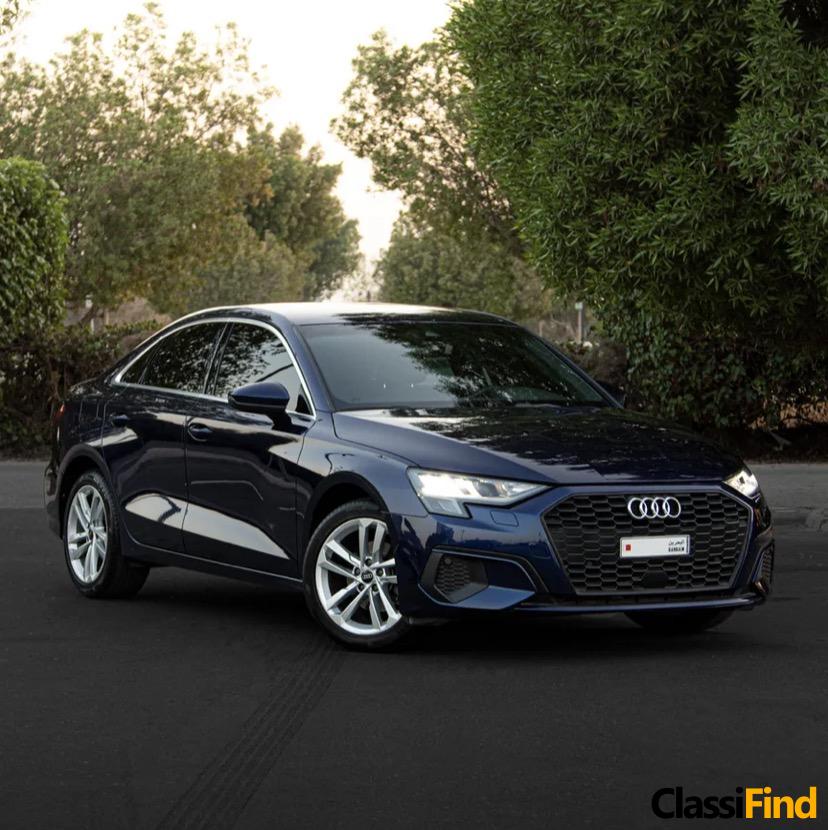 أودي A3 35TFSI موديل 2023 للبيع – حالة ممتازة، كيلومترات قليلة، وسعر تنافسي