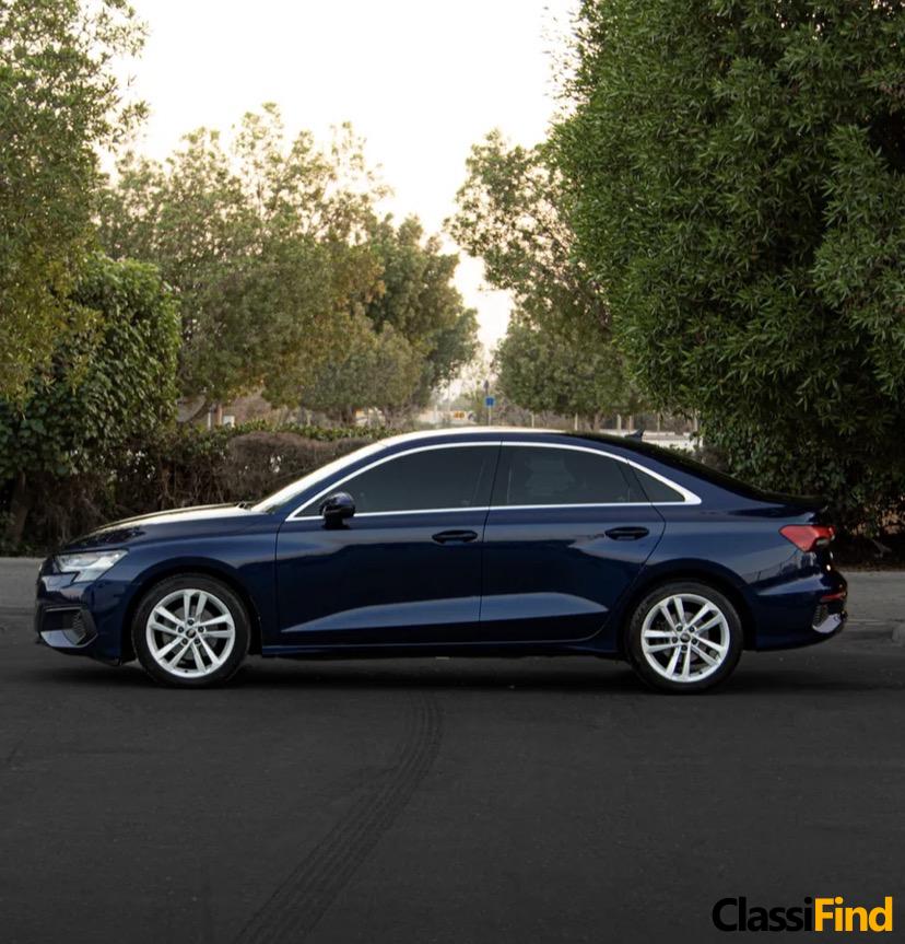 أودي A3 35TFSI موديل 2023 للبيع – حالة ممتازة، كيلومترات قليلة، وسعر تنافسي