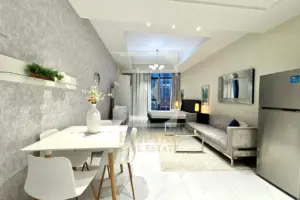 Spacious Studio for Rent in Seef with High Floor Sea View