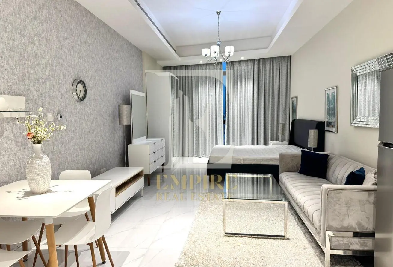 Spacious Studio for Rent in Seef with High Floor Sea View
