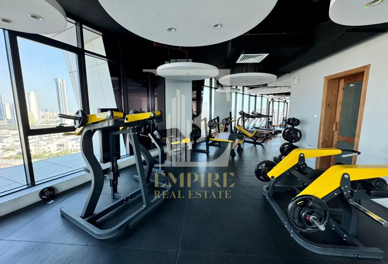 Spacious Studio for Rent in Seef with High Floor Sea View