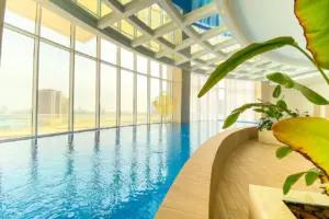 Spacious Seef Apartment for Rent | New, Sea View, Balcony, Beach Access, WiFi Included