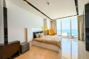Spacious Seef Apartment for Rent | New, Sea View, Balcony, Beach Access, WiFi Included
