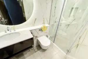 Spacious Seef Apartment for Rent | New, Sea View, Balcony, Beach Access, WiFi Included