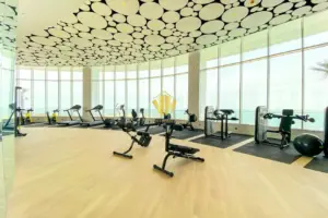 Spacious Seef Apartment for Rent | New, Sea View, Balcony, Beach Access, WiFi Included