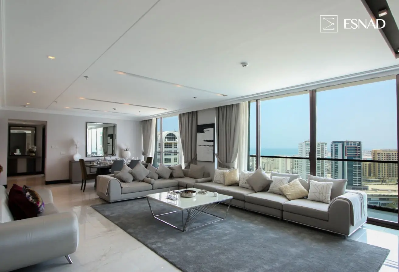 Luxury Amwaj Marina Penthouse for Sale – Stunning Sea View & Flexible Payment Plan