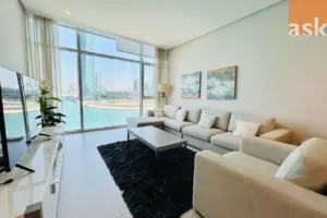 Simplistic Two-Bedroom Apartment with Open Sea View for Rent in Reef Island