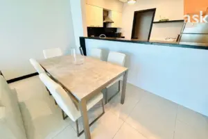 Simplistic Two-Bedroom Apartment with Open Sea View for Rent in Reef Island