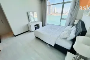 Simplistic Two-Bedroom Apartment with Open Sea View for Rent in Reef Island