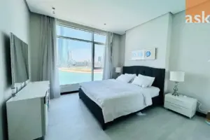 Simplistic Two-Bedroom Apartment with Open Sea View for Rent in Reef Island