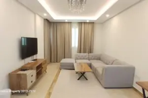 Modern Busaiteen 1BHK Apartment for Sale: Fully-Furnished with 2 Baths, Pool, Gym & Lobby Access