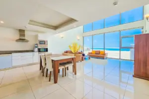 Spacious Sea-View Duplex Apartment for Rent in Al Juffair – Modern Design, Expansive Layout, Stunning Views