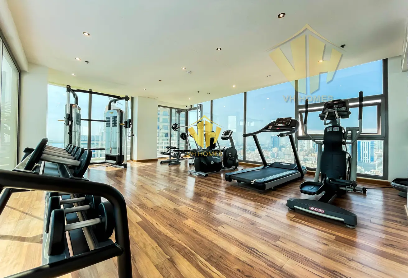 Spacious Sea-View Duplex Apartment for Rent in Al Juffair – Modern Design, Expansive Layout, Stunning Views