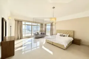 Spacious Penthouse for Rent in The Lagoon: Huge Terrace with Sea View | Navy-Approved
