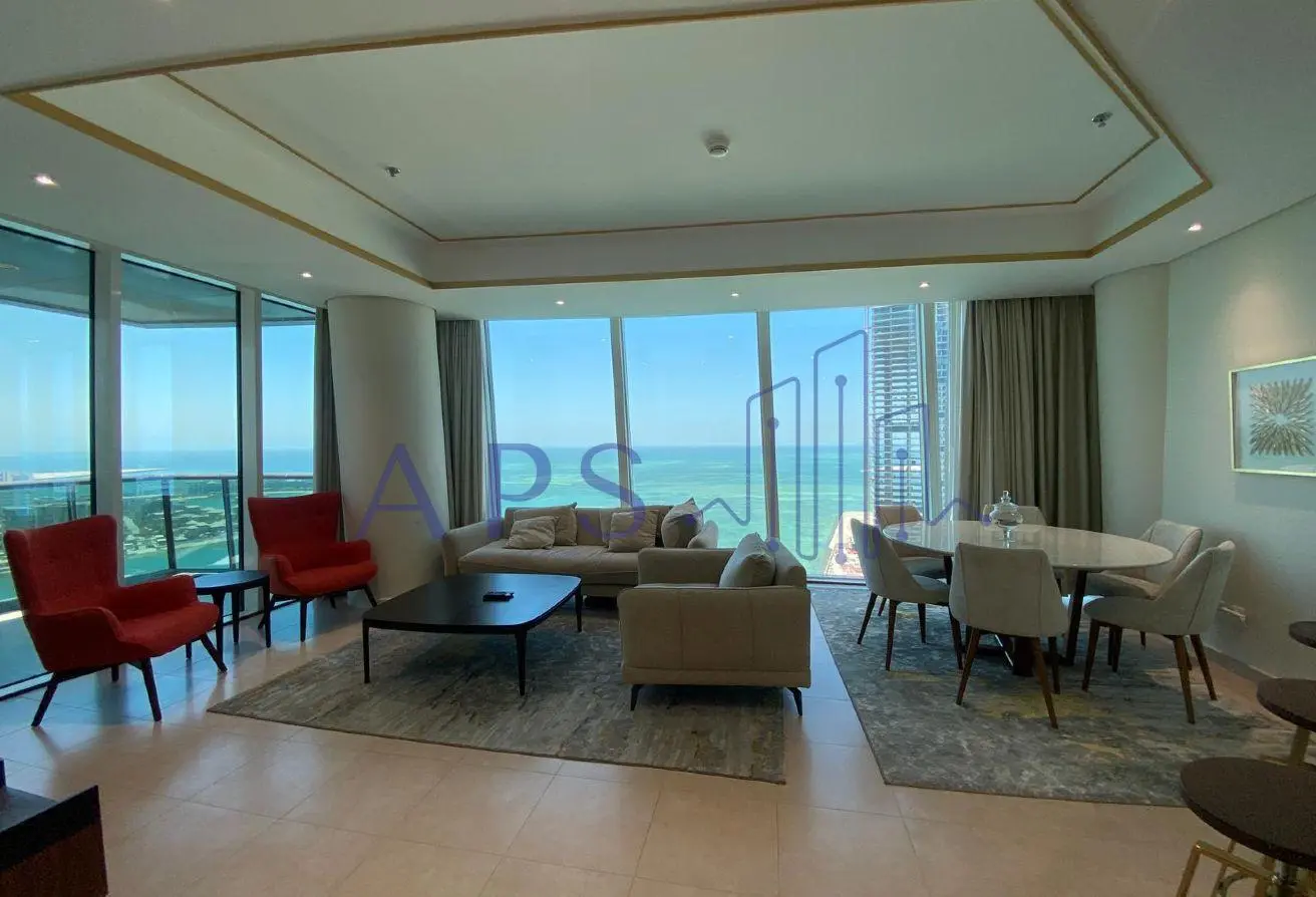 Waterfront 3-Bedroom Apartment for Rent in Bahrain Financial Harbour | Fully Furnished