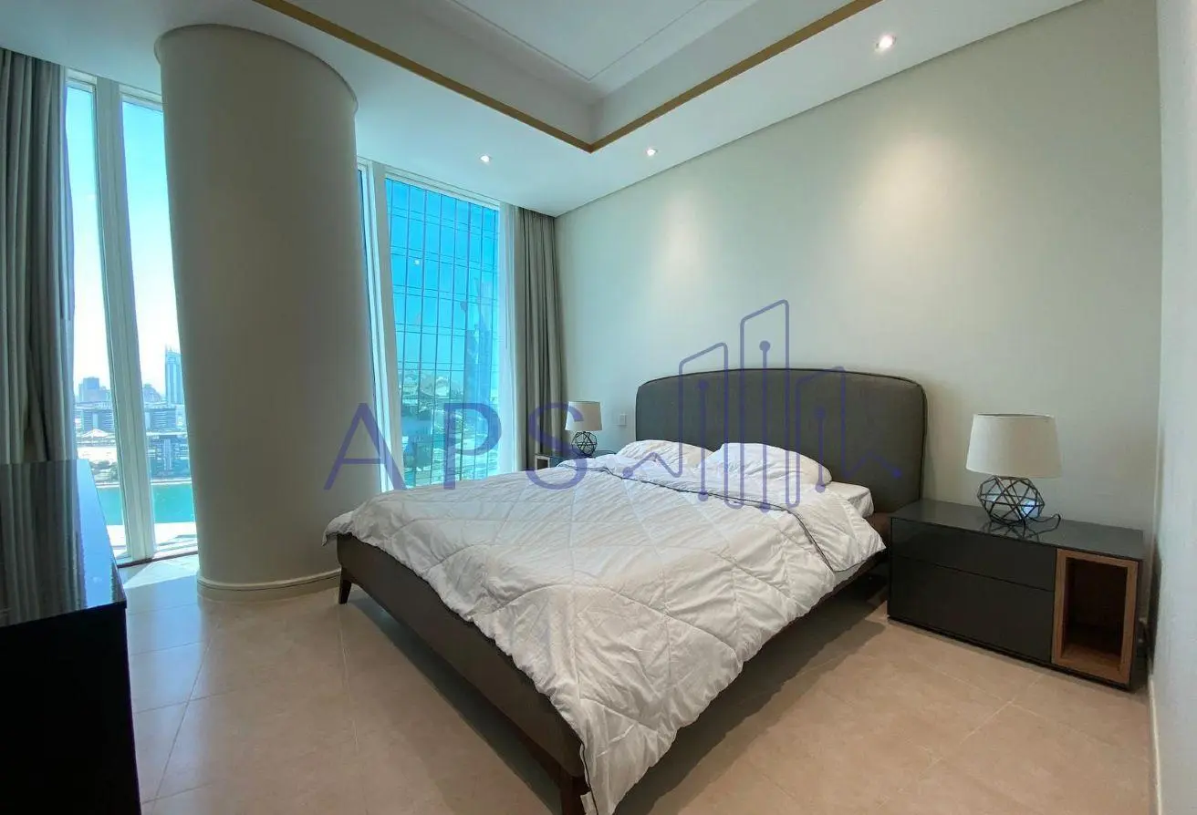Waterfront 3-Bedroom Apartment for Rent in Bahrain Financial Harbour | Fully Furnished