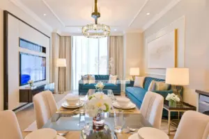 Seef Apartment for Rent: Spacious 1BR, Fully Furnished with Sea View