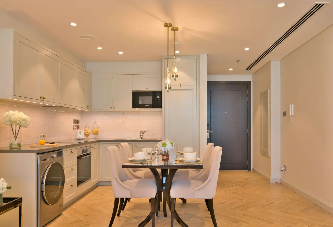 Seef Apartment for Rent: Spacious 1BR, Fully Furnished with Sea View