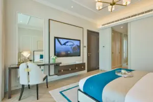 Seef Apartment for Rent: Spacious 1BR, Fully Furnished with Sea View