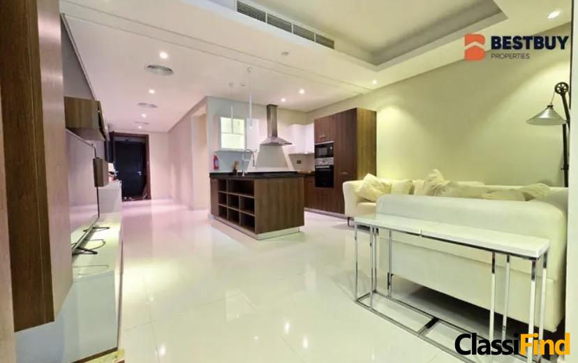 Spacious City View Apartment for Rent in Amwaj Marina: Modern Amenities & Prime Location