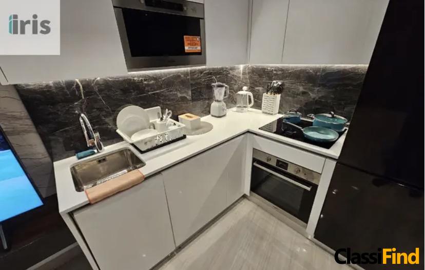 Spacious Sea View Studio with Private Balcony for Rent in Seef Area