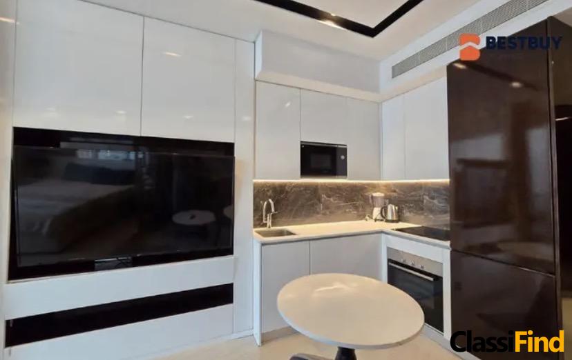 شقة استوديو حديثة للإيجار في مدينة الحديقة المائية، المنامة – موقع متميز ووسائل راحة